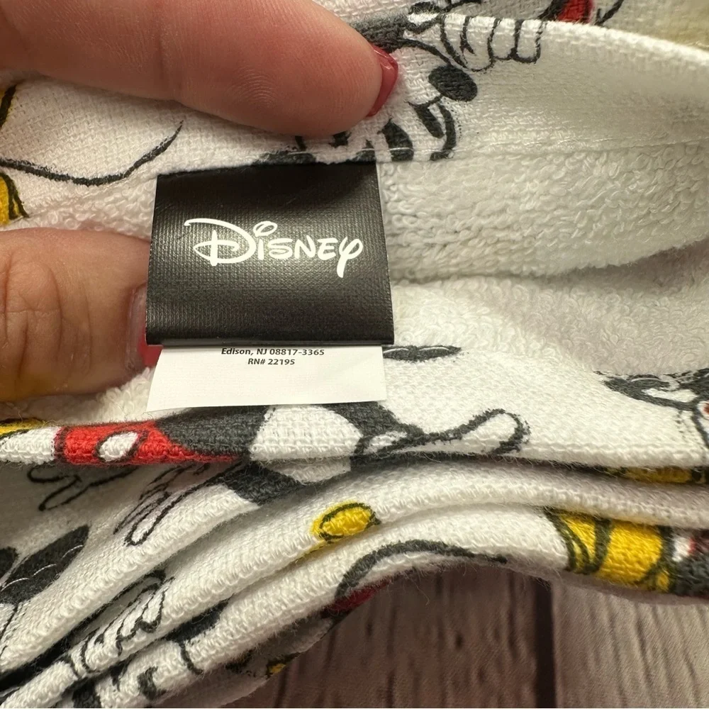 NWT Disney Mickey minnie Mouse graphic cotton kitchen towel set with 2 ice trays